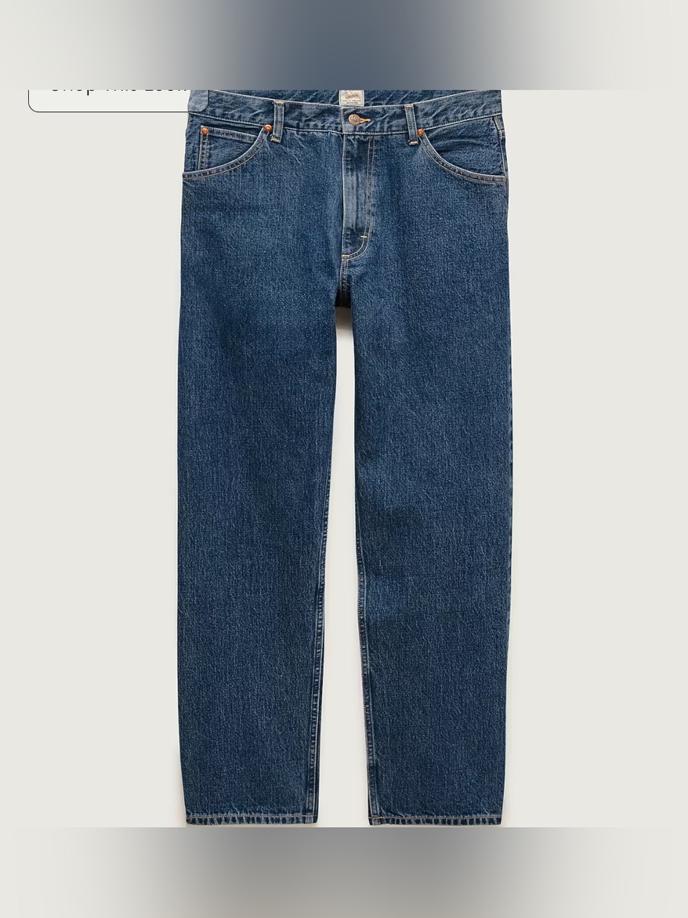 Men's Lee® X J.Crew straight jean in Japanese selvedge denim